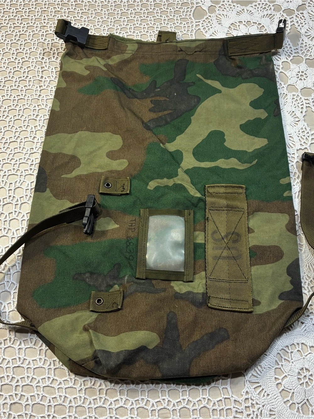Military Issue Raleigh Industries Protective Ensemble Carrying Bag Woodland Camo